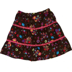Hanna Andersson girls size 8 or 130 boho paisley skirt